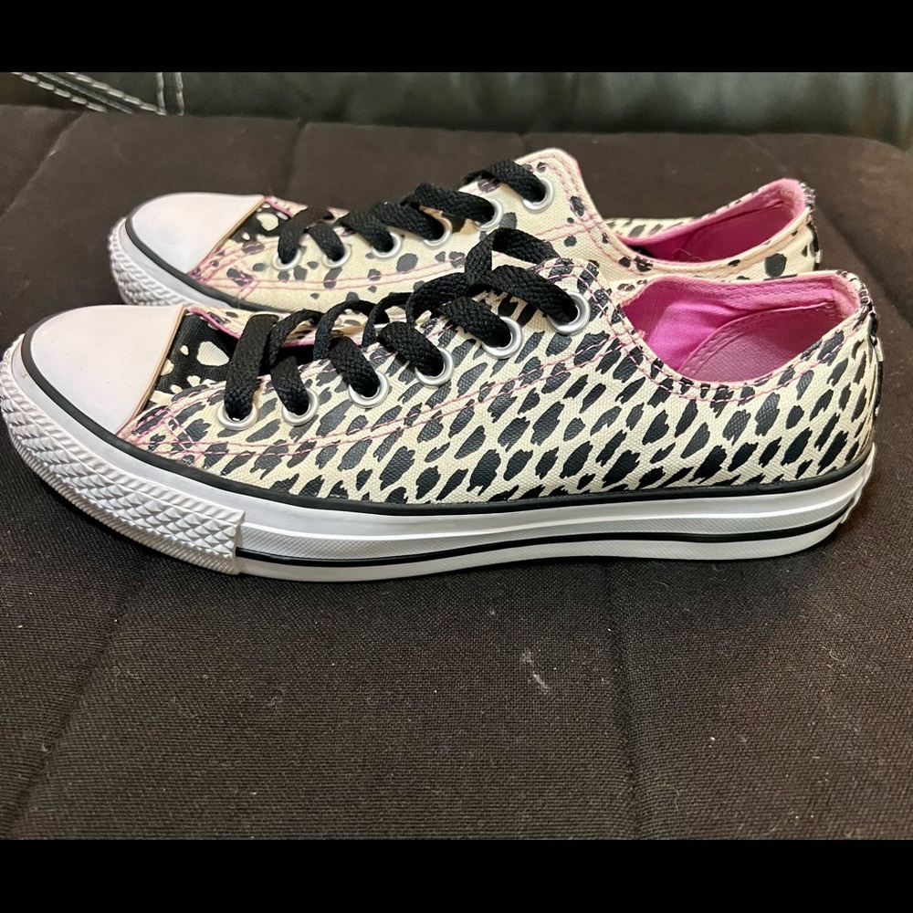 Animal Print Converse Sneakers